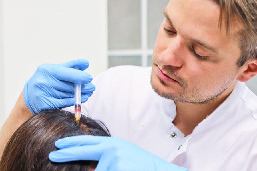 Osocze bogatopłytkowe na włosy