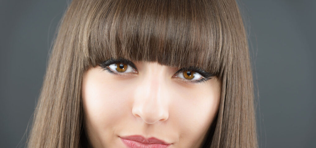 woman with fringe